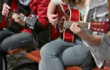 Guitar students